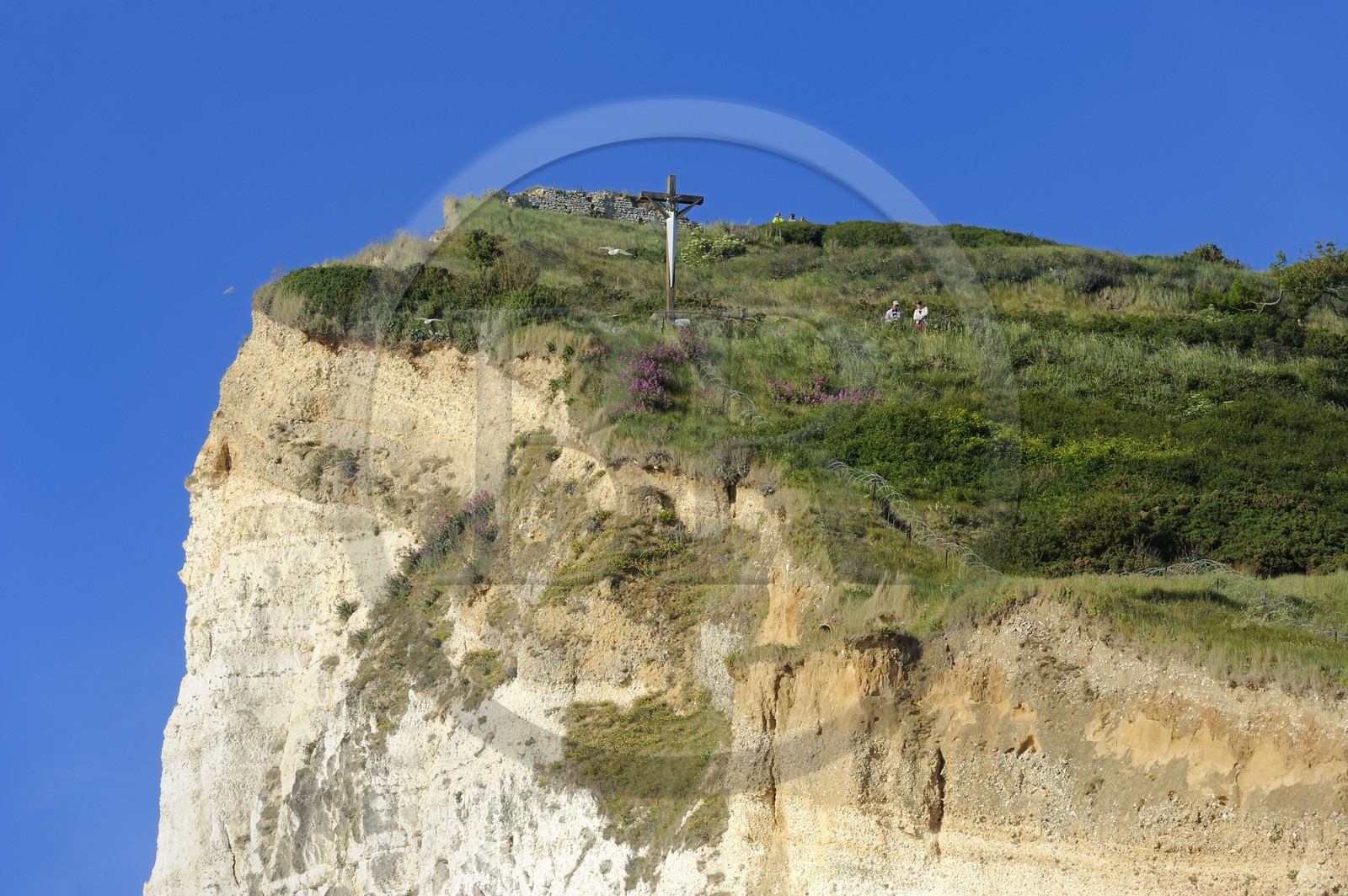 France, Seine-Maritime (76), Pays de Caux, Côte d'Albâtre, Fécamp, le cap Fagnet