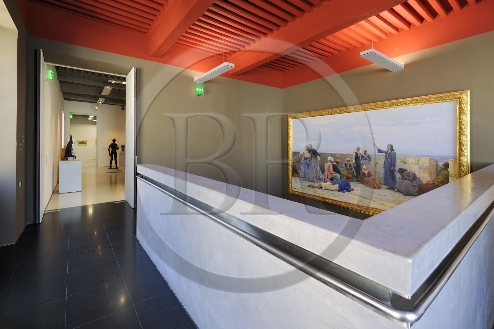 France, Hérault (34), Montpellier, centre historique, musée Fabre, mention obligatoire: géré par Montpellier