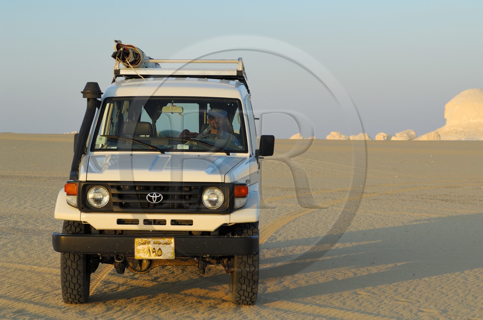 Egypte, désert libyque, le Désert Blanc au nord de Farafra