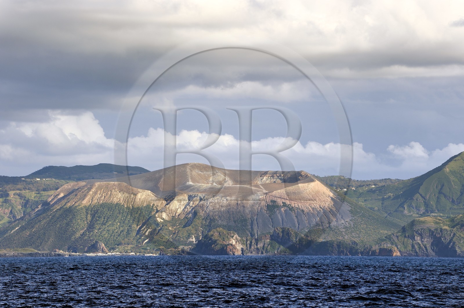 Italy, Sicily, Aeolian Islands, listed as World Heritage by UNESCO, Vulcano Island and its volcano