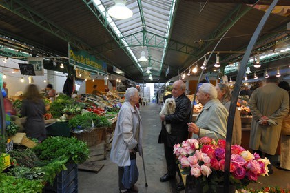 France, Paris (75), le marché des Enfants Rouges