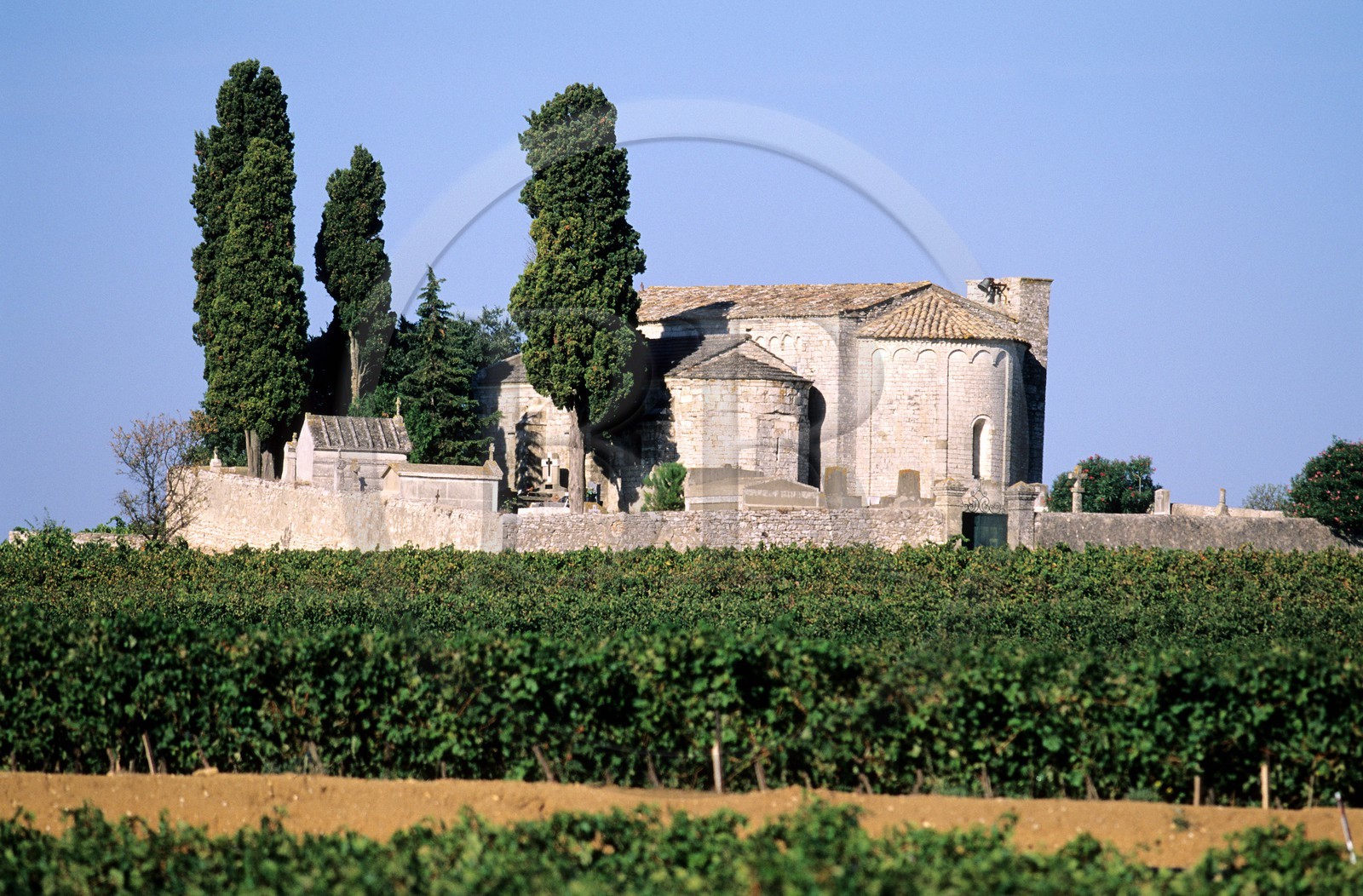 France, Gard (30), Salinelles, la chapelle Saint-Julien