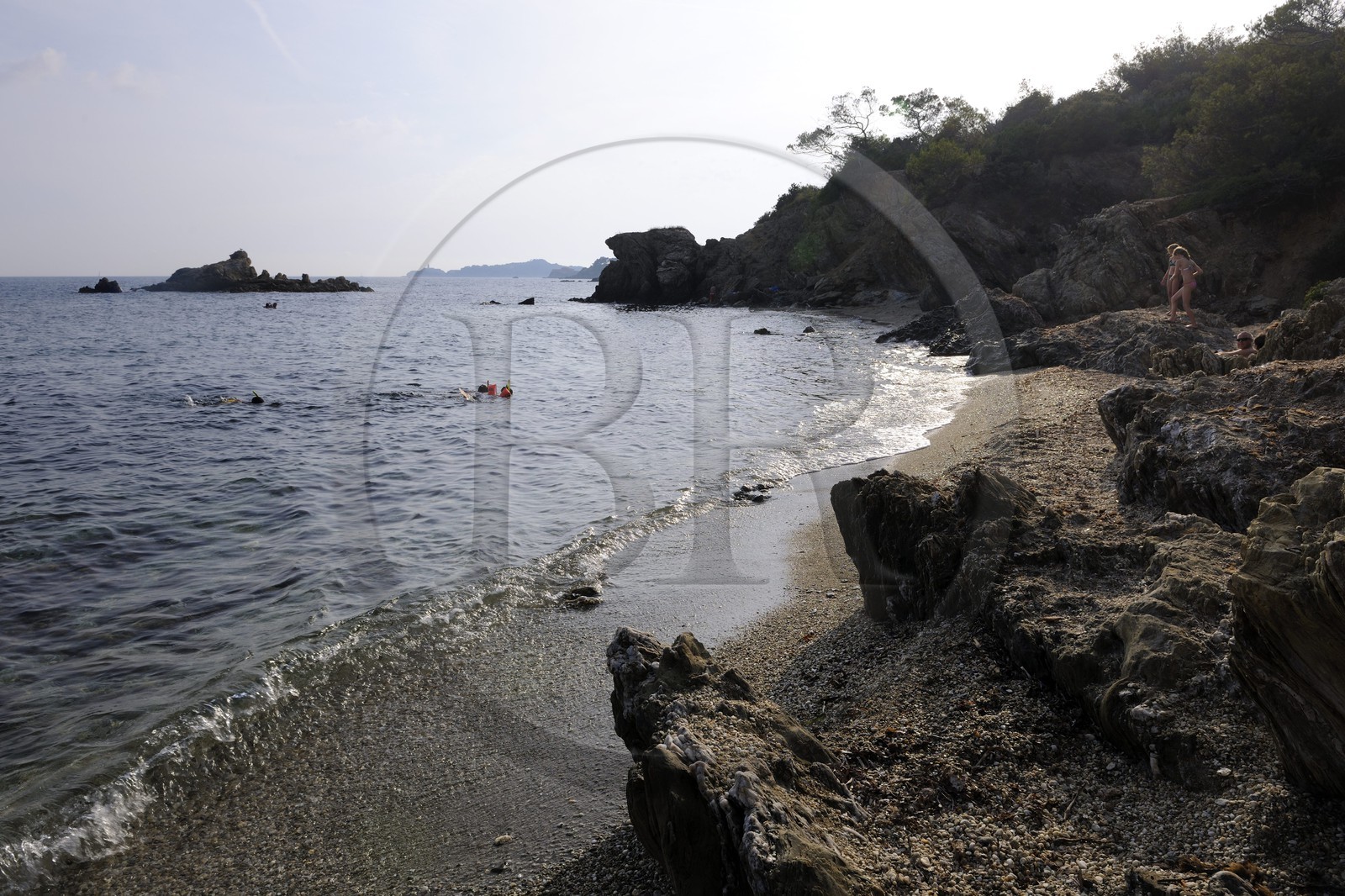 France, Var, Presqu'ile de Giens, the coast around the Tour Fondue