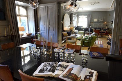 Sweden, Stockholm, Hotel Ett Hem, the living room