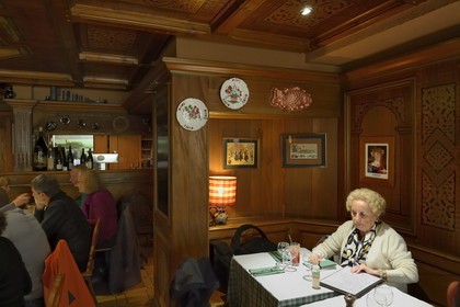 France, Bas-Rhin (67), Strasbourg, Winstub le Pont du Corbeau