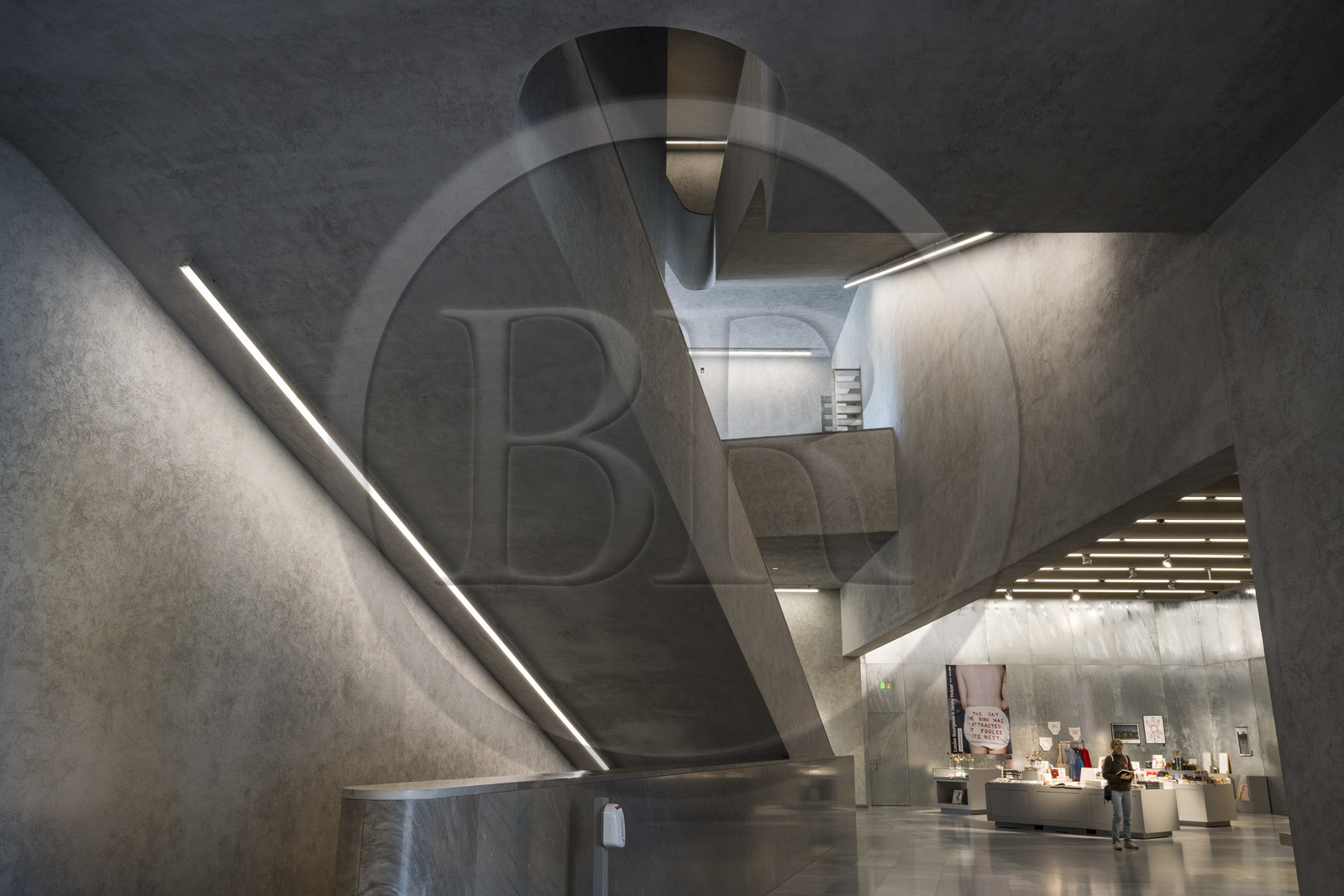 Suisse, Bâle, le Kunstmuseum Basel (musée d'Art) Neubau par le bureau d’architectes balois Christ & Gantenbein