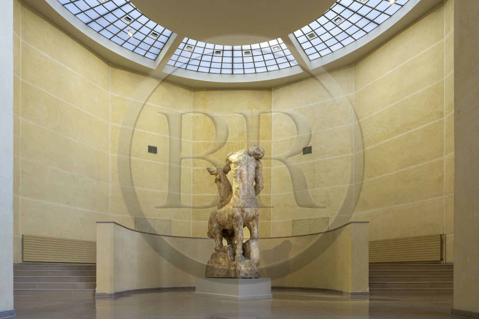 France, Paris (75), le musée du sculpteur Antoine Bourdelle, hall des platres, Centaure mourant