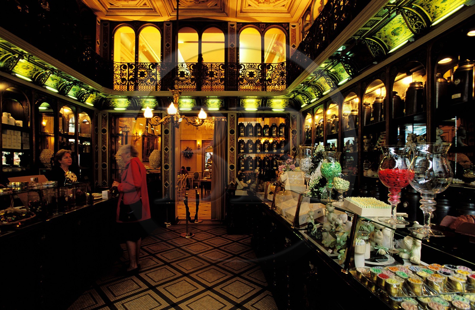 France, Nord (59), Lille, le célèbre confiseur Méert, rue Esquermoise dans la vieille ville