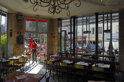France, Paris (75), le bistrot Pause Café rue de Charonne