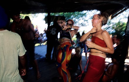 Thailand, Samui islands archipelago, Full Moon Party on Koh Pha-Ngan island, the After-After at Backyard