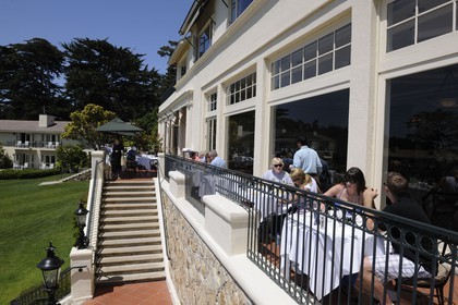 Etats-Unis, Californie, 17 mile drive, restaurant du golf de Peeble Beach