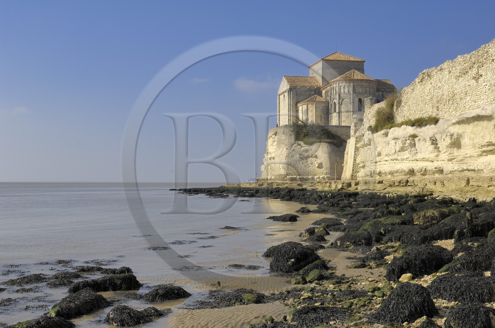 France, Charente-Maritime (17), Talmont-sur-Gironde, labelisé Les plus beaux Village de France, église Sainte-Radegonde