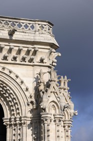 France, Paris (75), île de la Cité, la cathédrale Notre-Dame, les gargouilles et les chimères observent la ville