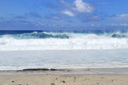 France, île de la Réunion, la côte sud, plage de Grand-Anse