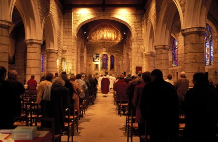 France, Eure (27), Beuzeville, l' église Saint-Hélier