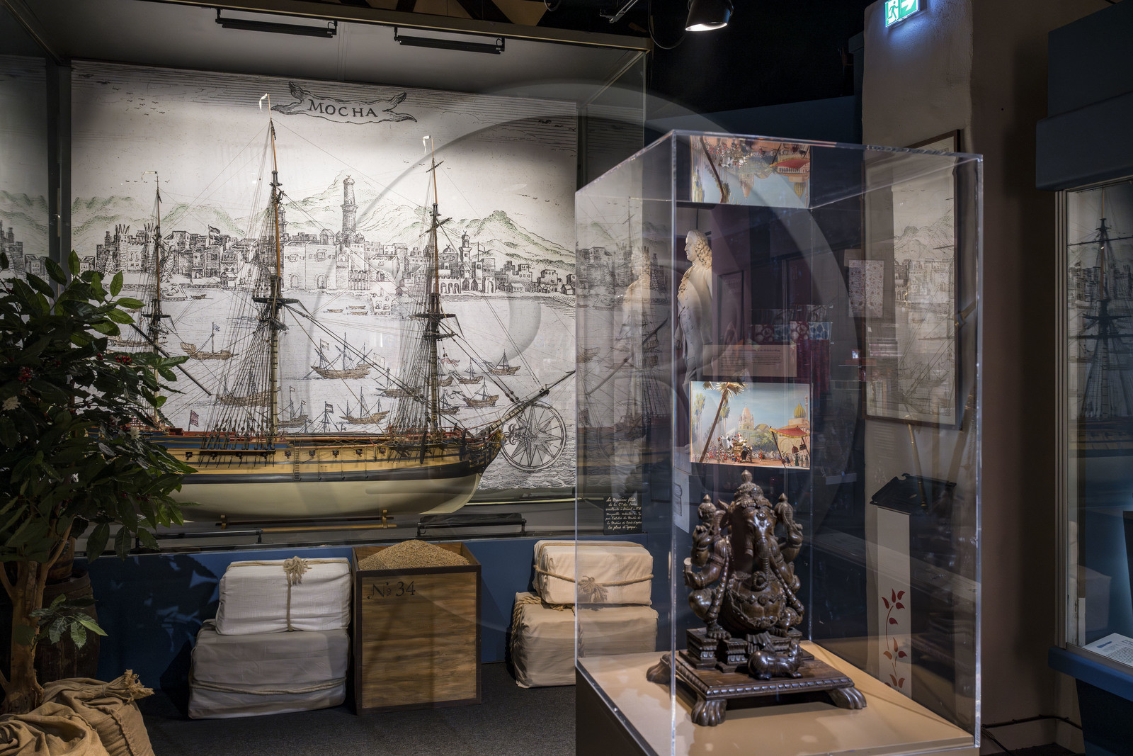 France, Morbihan (56), Port-Louis, la citadelle de Port-Louis, musée de la Compagnie des Indes