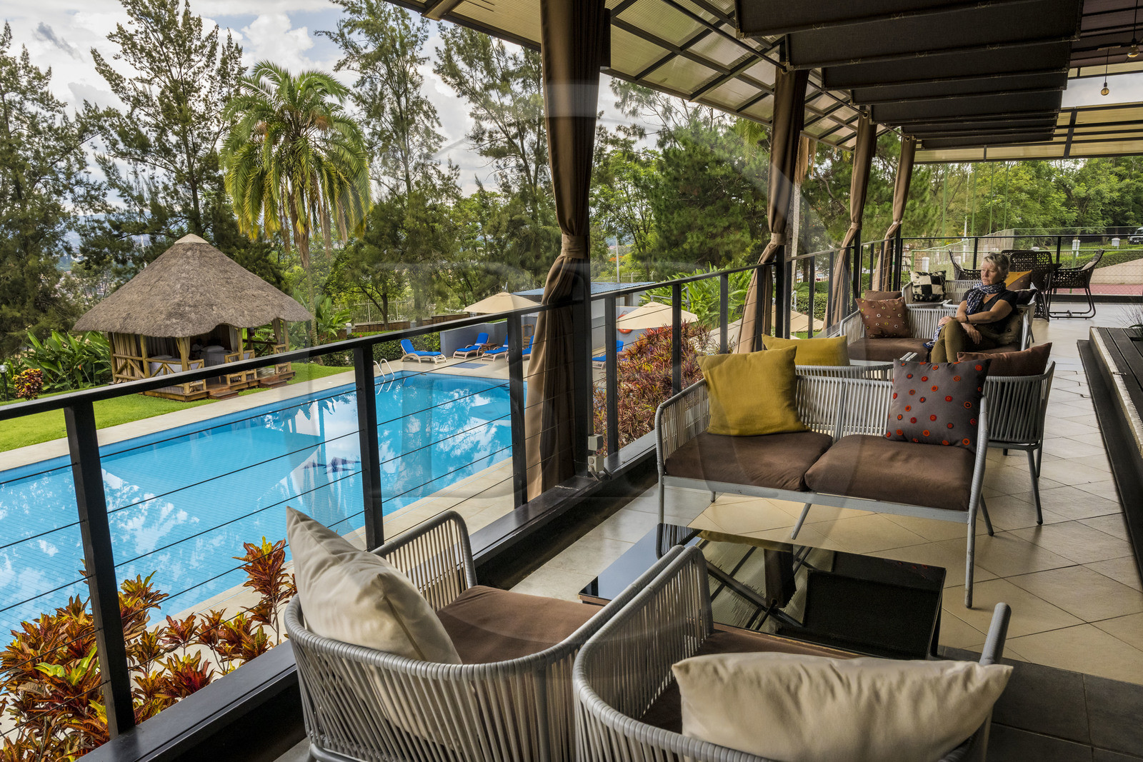 Rwanda, Kigali, centre ville Kigali CBD, Hotel des Mille Collines, premier grand hotel historique du pays