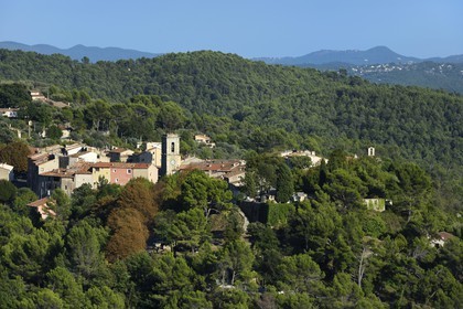 France, Var (83), La Dracénie, village de Claviers