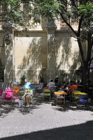 France, Hérault (34), Montpellier, centre historique, l'Ecusson, église Sainte Anne