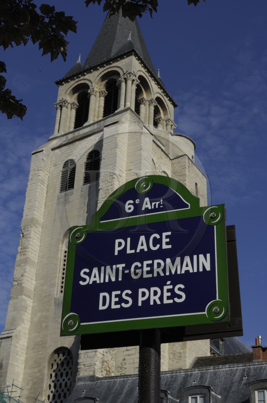 France, Paris (75), église Saint-Germain, place Saint-Germain-des-Prés