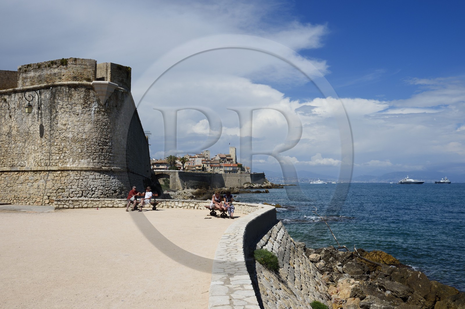 France, Alpes-Maritimes (06), Antibes, le bastion et la vieille ville