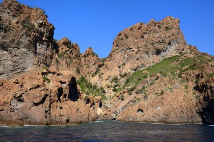 France, Corse du Sud, Golfe de Girolata, listed as World Heritage by UNESCO, Nature Reserve of the peninsula of Scandola