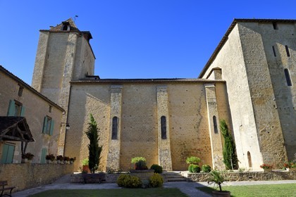 France, Dordogne, Perigord Noir, Tremolat, St. Nicolas church