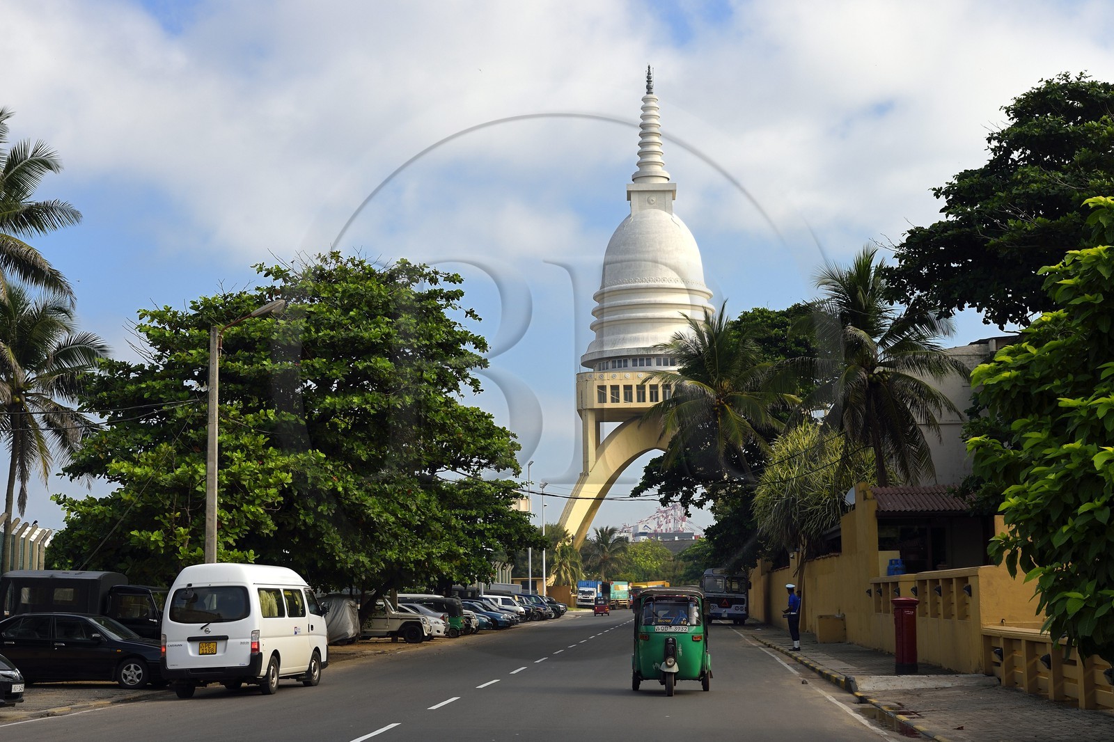 Sri Lanka, Western Province, Colombo District, Colombo Fort, the Sambodhi Chaithya Buddhist temple
