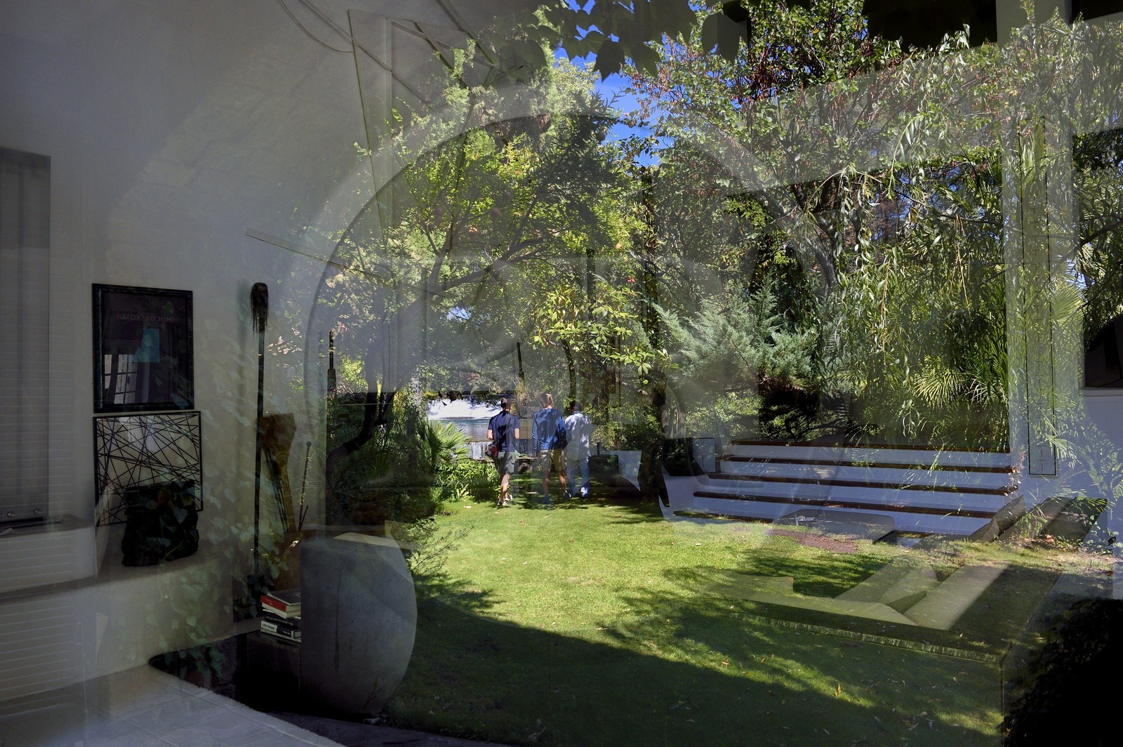 France, Var (83), Le Muy, Fondation Bernar Venet, le salon du Moulin