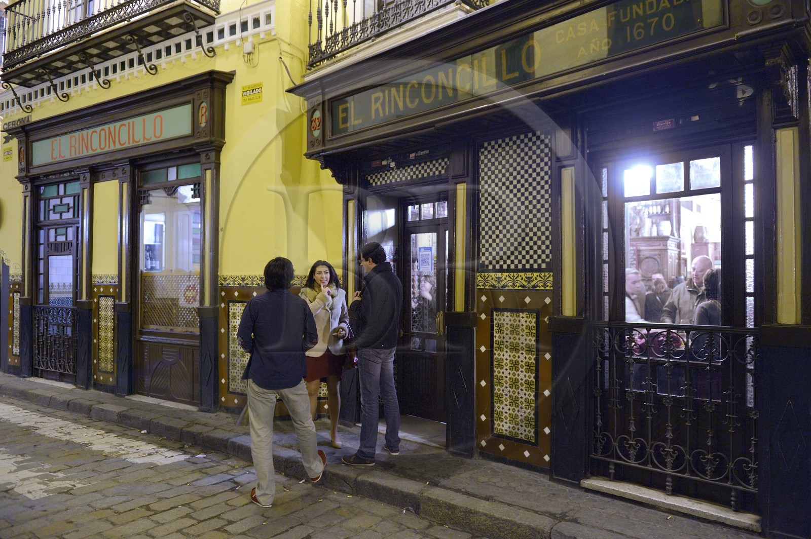 Espagne, Andalousie, Séville, bar à Tapas El Rinconcillo