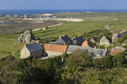 France, Manche, Cotentin, Cap de la Hague, small port of Goury and the hamlet of La Roche