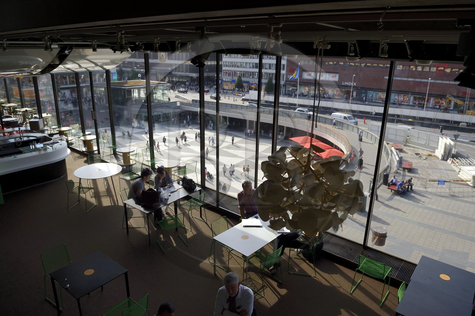 Suède, Stockholm, le Kulturhuset (Maison de la culture) sur la place Sergels Torg