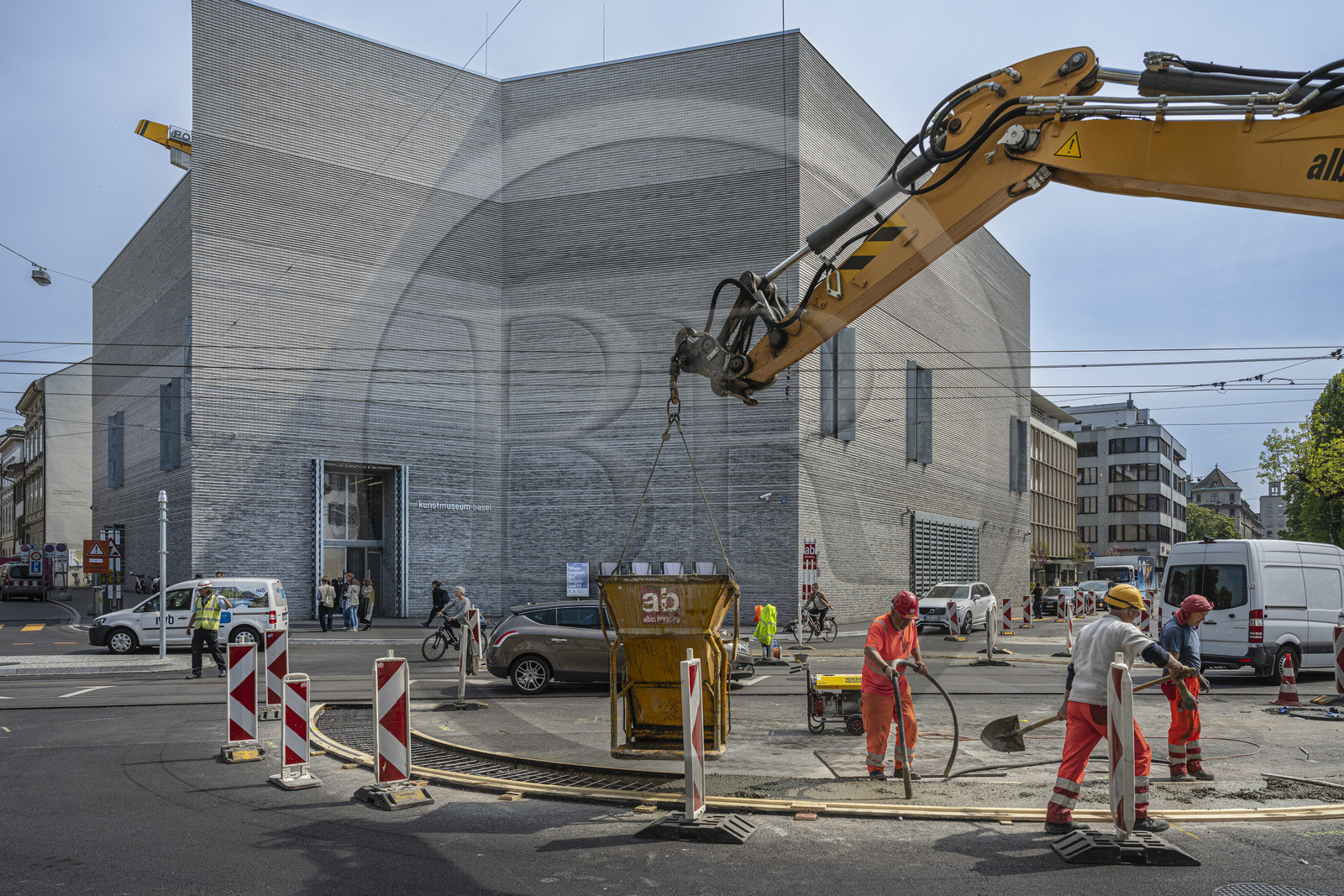 Suisse, Bâle, le Kunstmuseum Basel (musée d'Art) Neubau par le bureau d’architectes balois Christ & Gantenbein