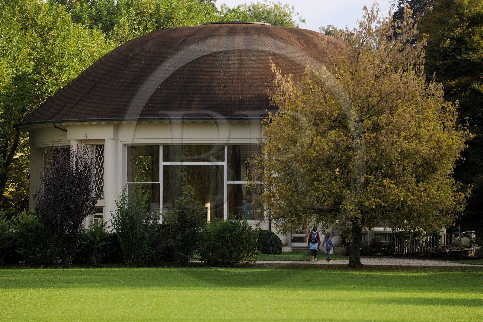 France, Vosges, Vittel Spa and health Resort, le pavillon de la Grande Source (Grand source Pavillion)