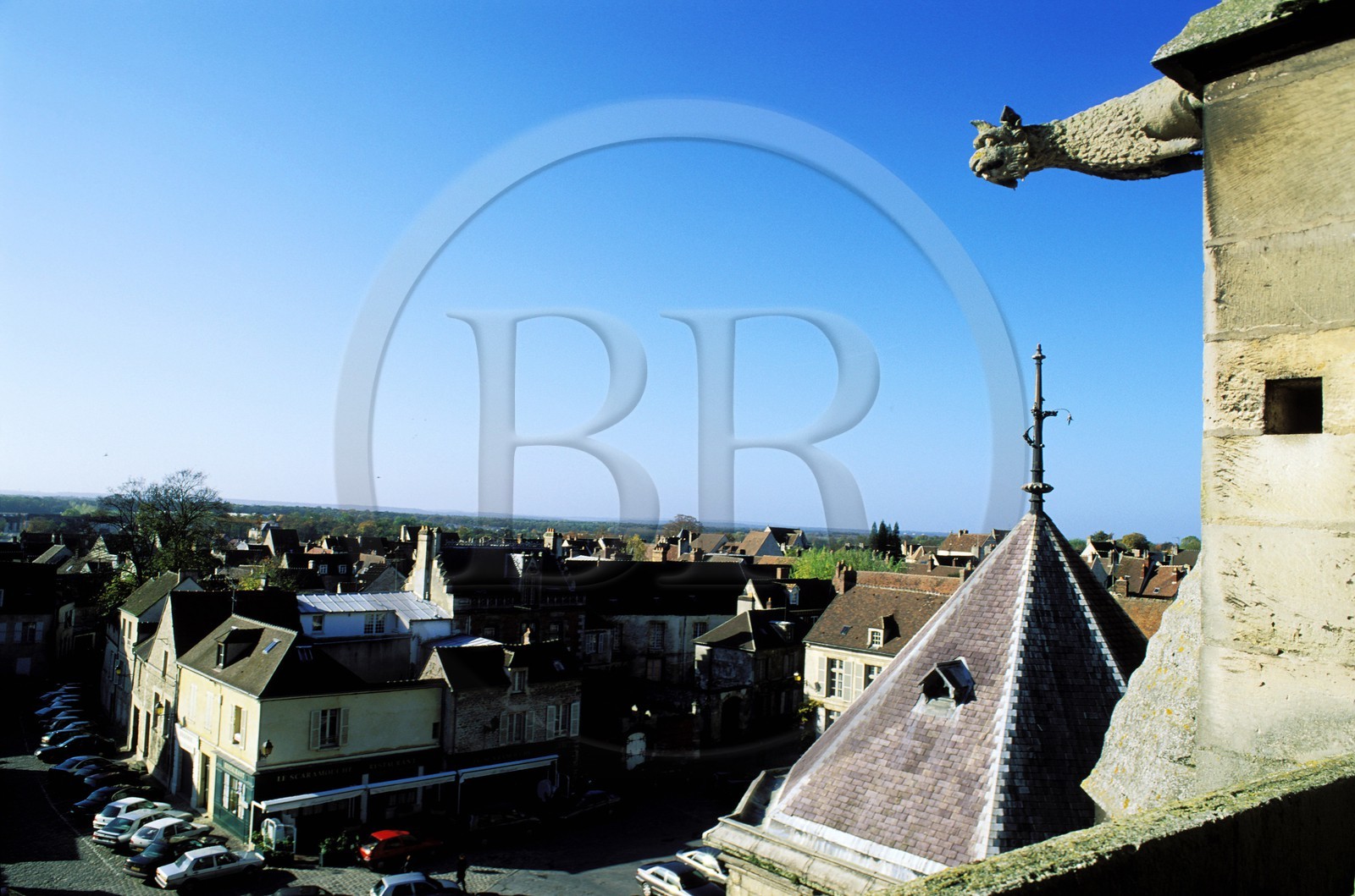 France, Oise (60), Senlis, vue de la cathédrale Notre-Dame
