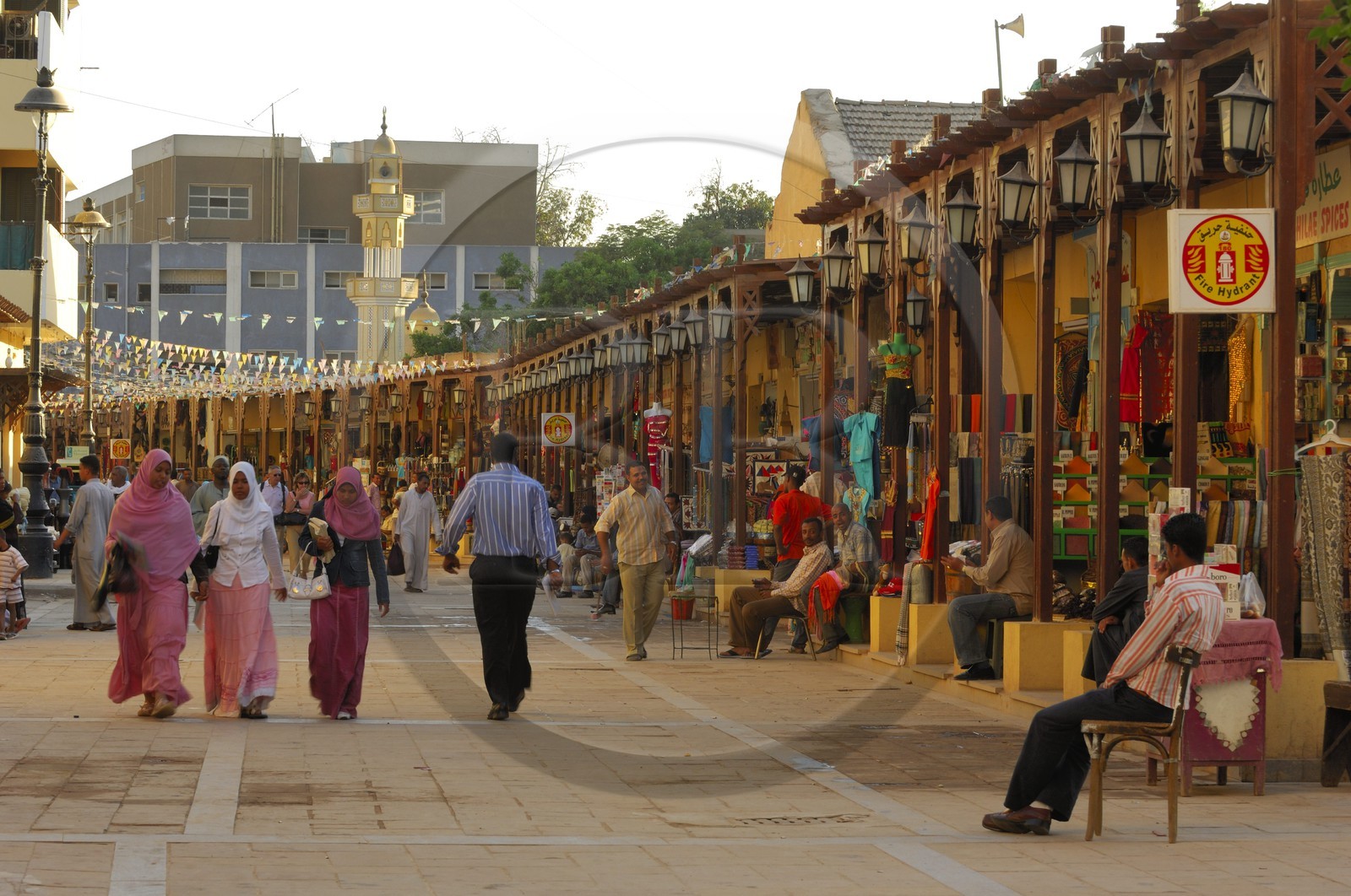Egypt, Haute Egypte, Nubie, vallée du Nil, Aswan, the new souk