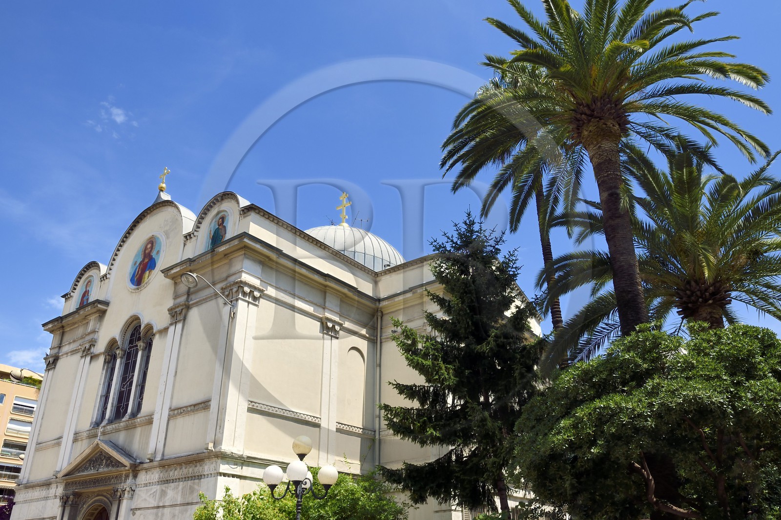 France, Alpes-Maritimes, Nice, Russian Orthodox Church of St. Nicolas and St. Alexandra