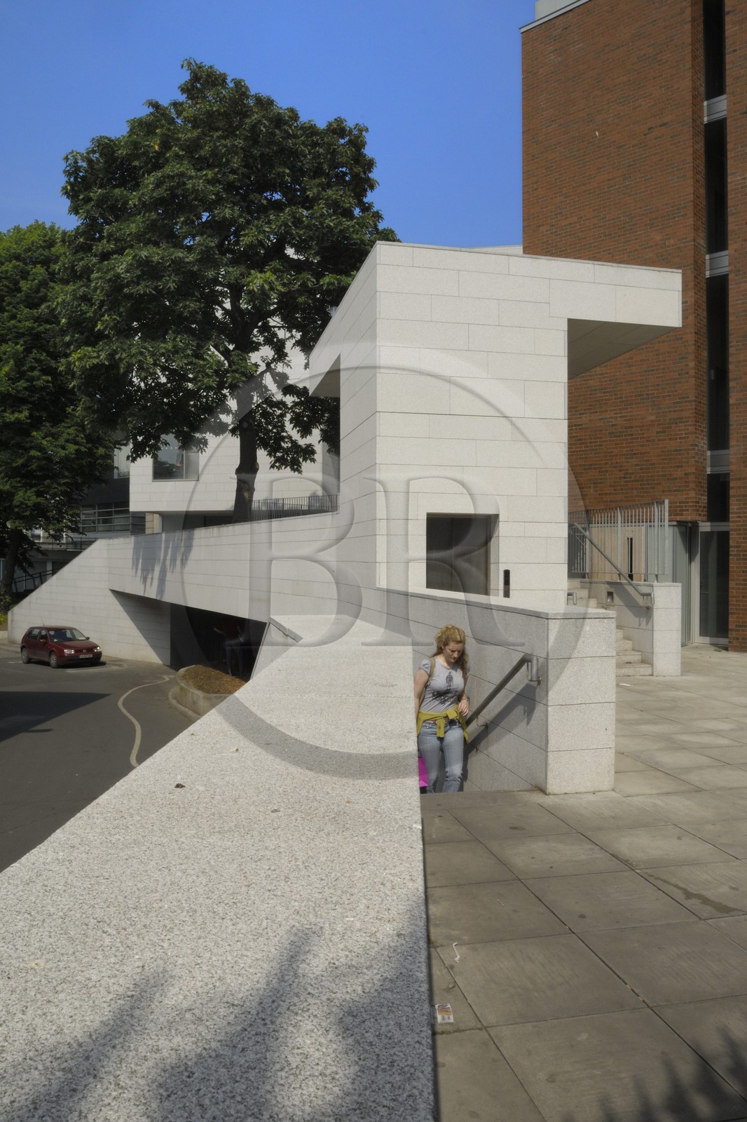 Irlande, Dublin, Trinity College, Parson's Podium (Grafton Architects)