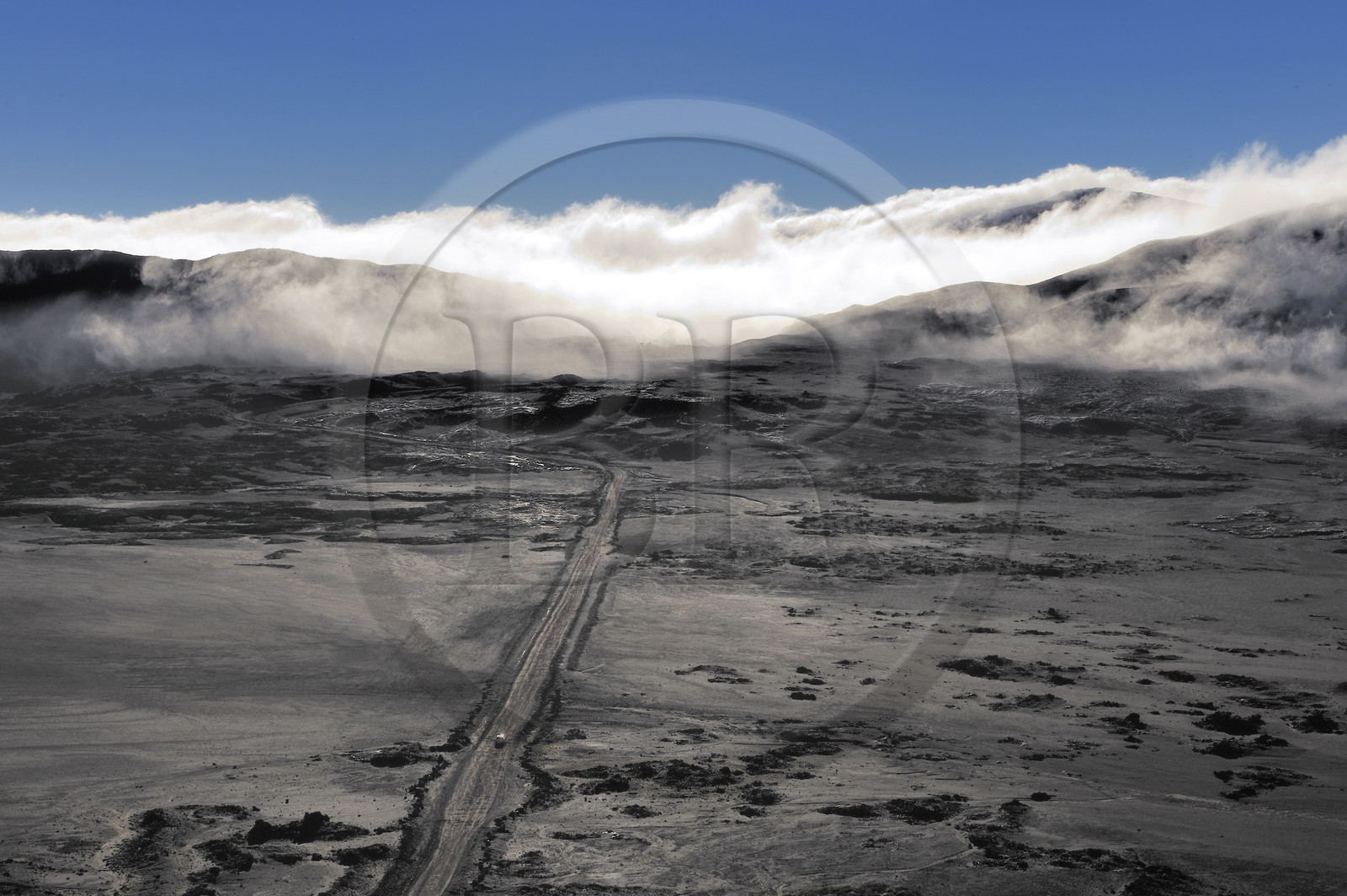 France, île de la Réunion, volcan du Piton de la Fournaise, classé Patrimoine Mondial de l'UNESCO, la Plaine des Sables