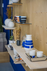 France, Alpes-Maritimes (06), Vallauris, la céramiste Maureen Stengel-Guillot de l'atelier MSG Céramique