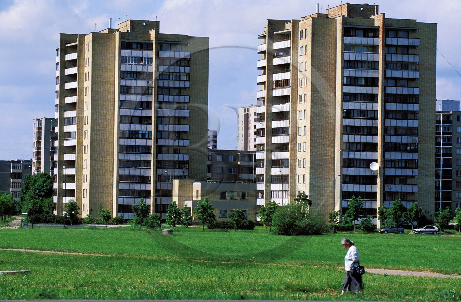 Lithuania (Baltic States), the Zemaitija, soviet town planning of Siauliai