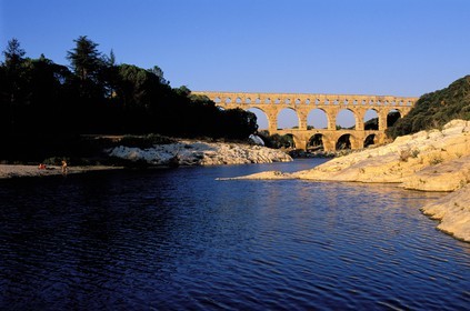 France, Gard (30), le pont du Gard