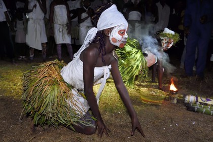 Gabon, Ogooue-Maritime Province, Omboue, Loango region, Nkomi (Myènè) traditional dances