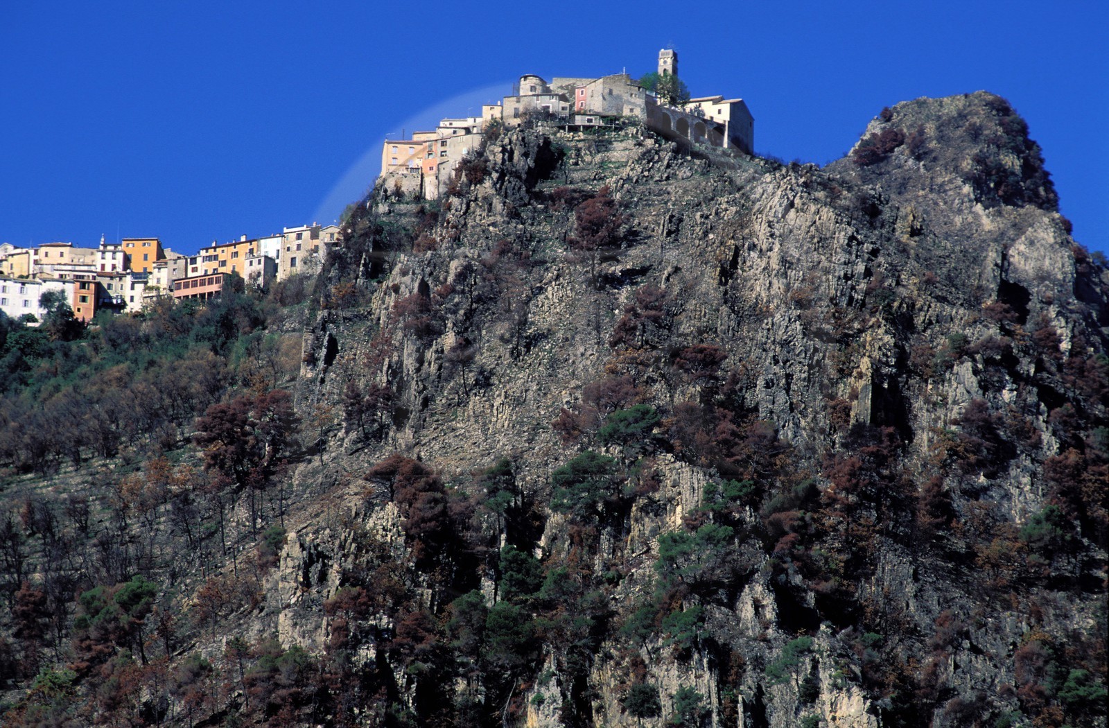 France, Alpes Maritimes, perched village of Bonson