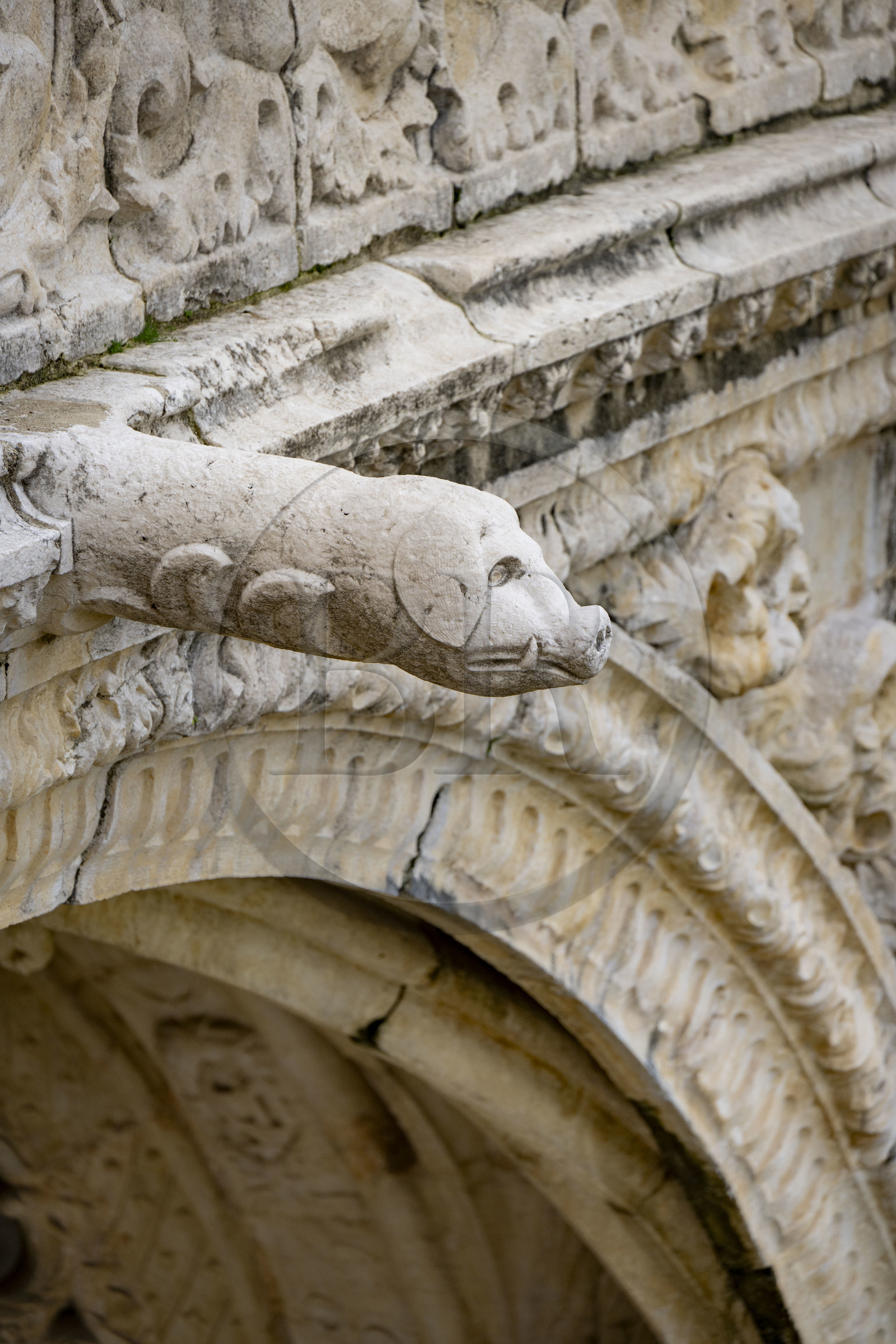 Portugal, Lisbonne, Bélem, Monastere des Hiéronymites (Mosteiro dos Jerónimos), classé Patrimoine Mondial de l'UNESCO, le cloitre
