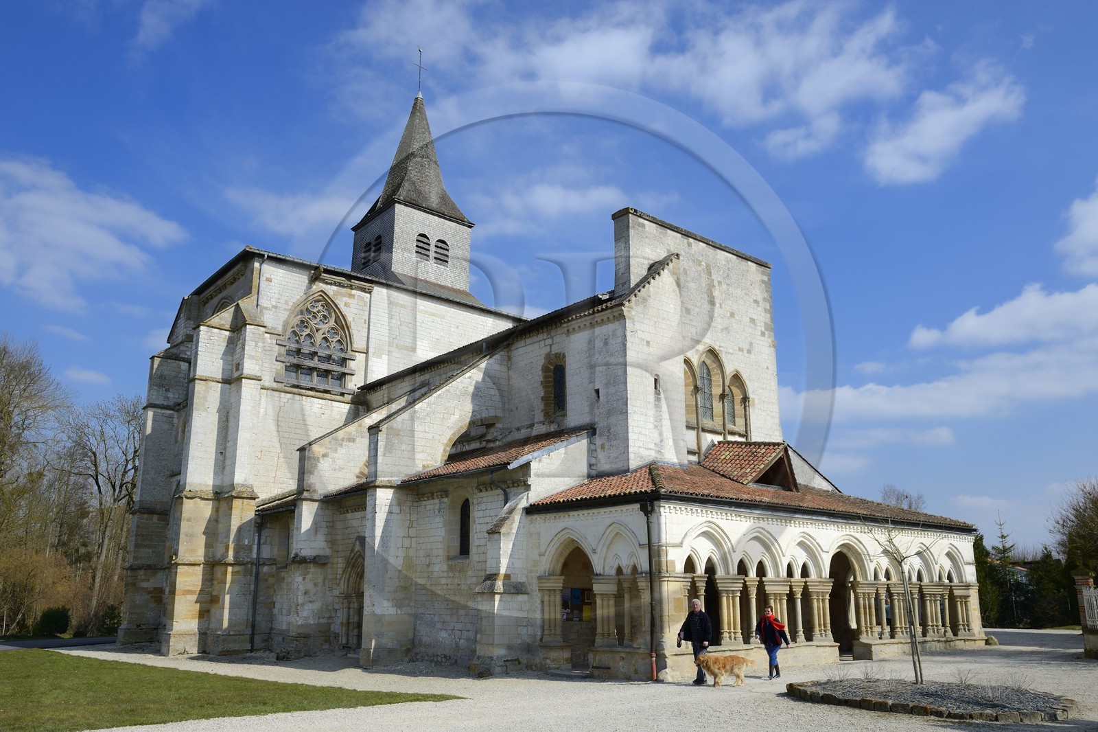 France, Marne, village of Saint-Amand-sur-Fion, Saint-Amand church with its Champagne style porch of the twelfth century and rebuilt in the sixteenth century