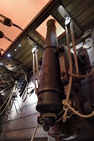 France, Var, Saint-Tropez, 16th century citadel, Museum of St. Tropez Maritime History, room depicting the navy