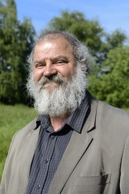France, Bas-Rhin (67), le Grand Ried, Muttersholtz, Denis Gerber directeur de la Maison de la Nature