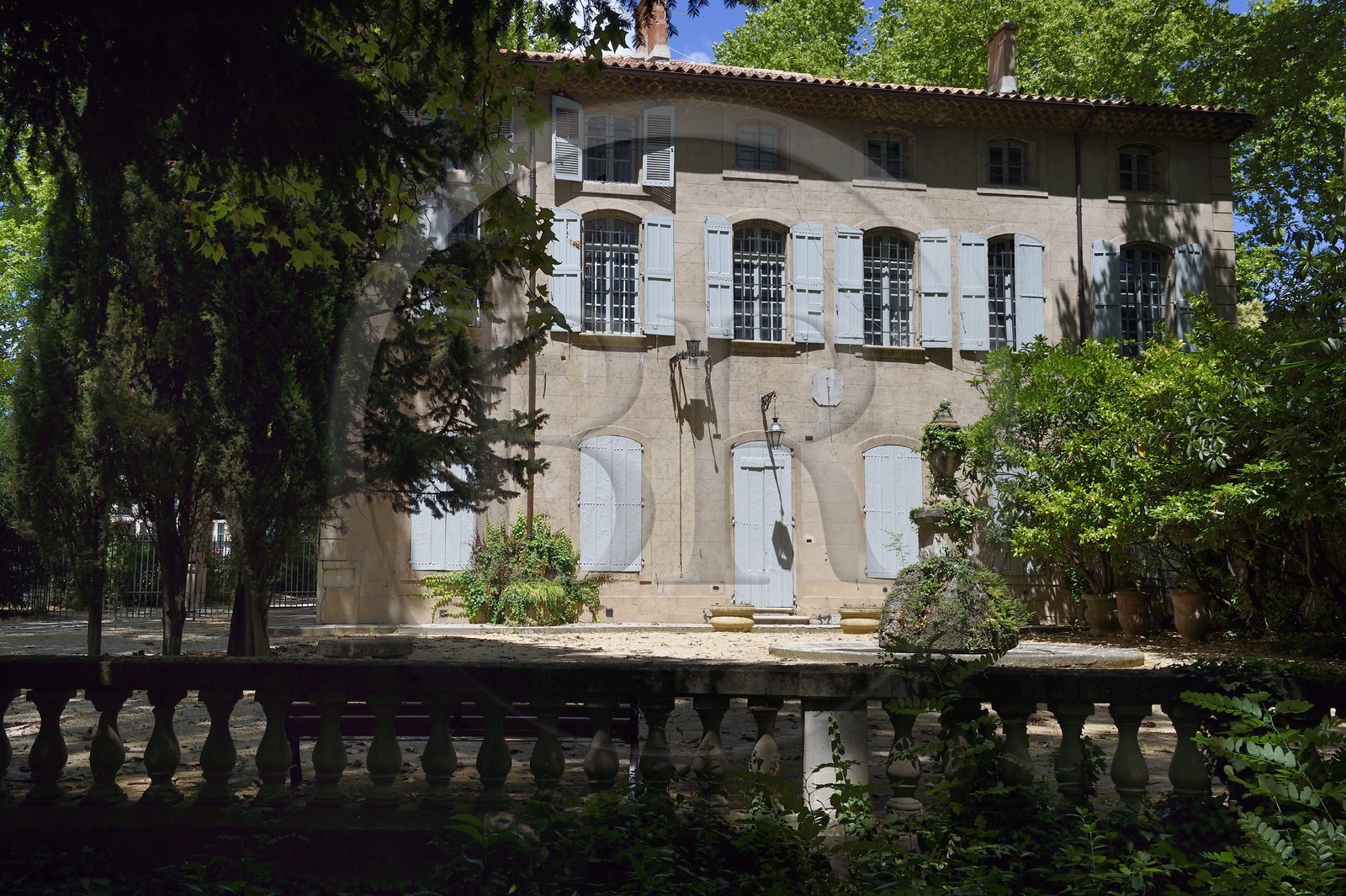 France, Bouches du Rhone, Aix en Provence, home of the Cezanne family in Jas de Bouffan