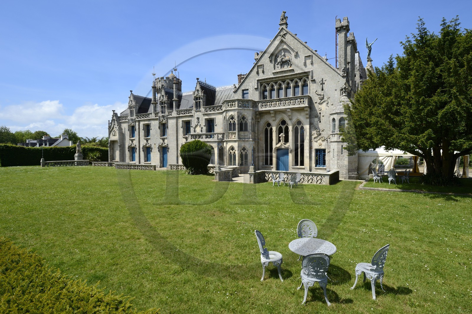 France, Finistère (29), le château de Keriolet aux environs de Concarneau
